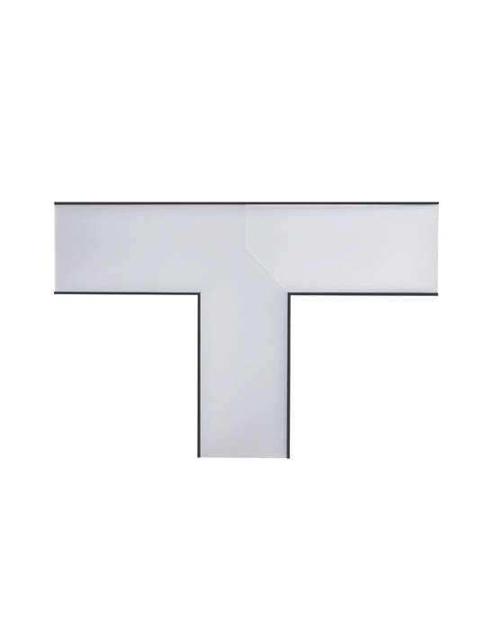 VITO Т-КОНЕКТОР 90° ЗА LINEAR LIGHTINGS PROFILED SL1 250X250X53MM 9W 6500K (СТУДЕНА СВЕТЛИНА) TETRIS 2 ЧЕРЕН ЦВЯТ 9910570