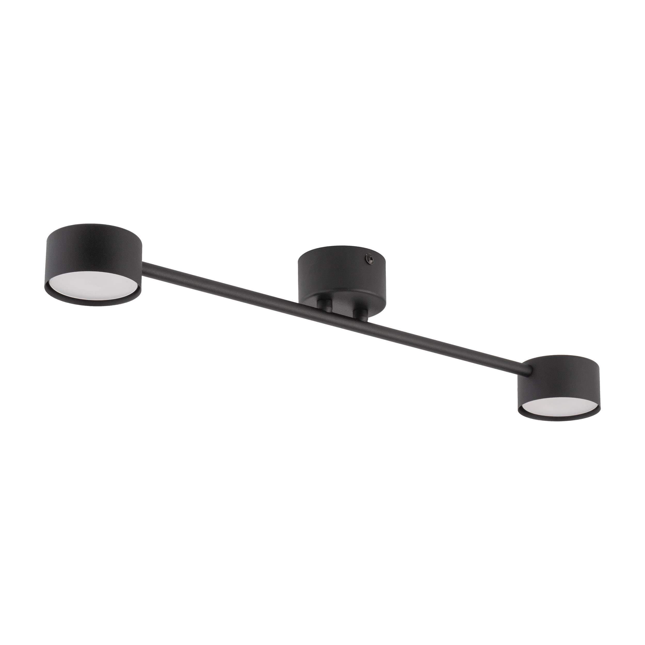 TK LIGHTING AVIA BLACK LAMPA SUFITOWA 2 PŁ
