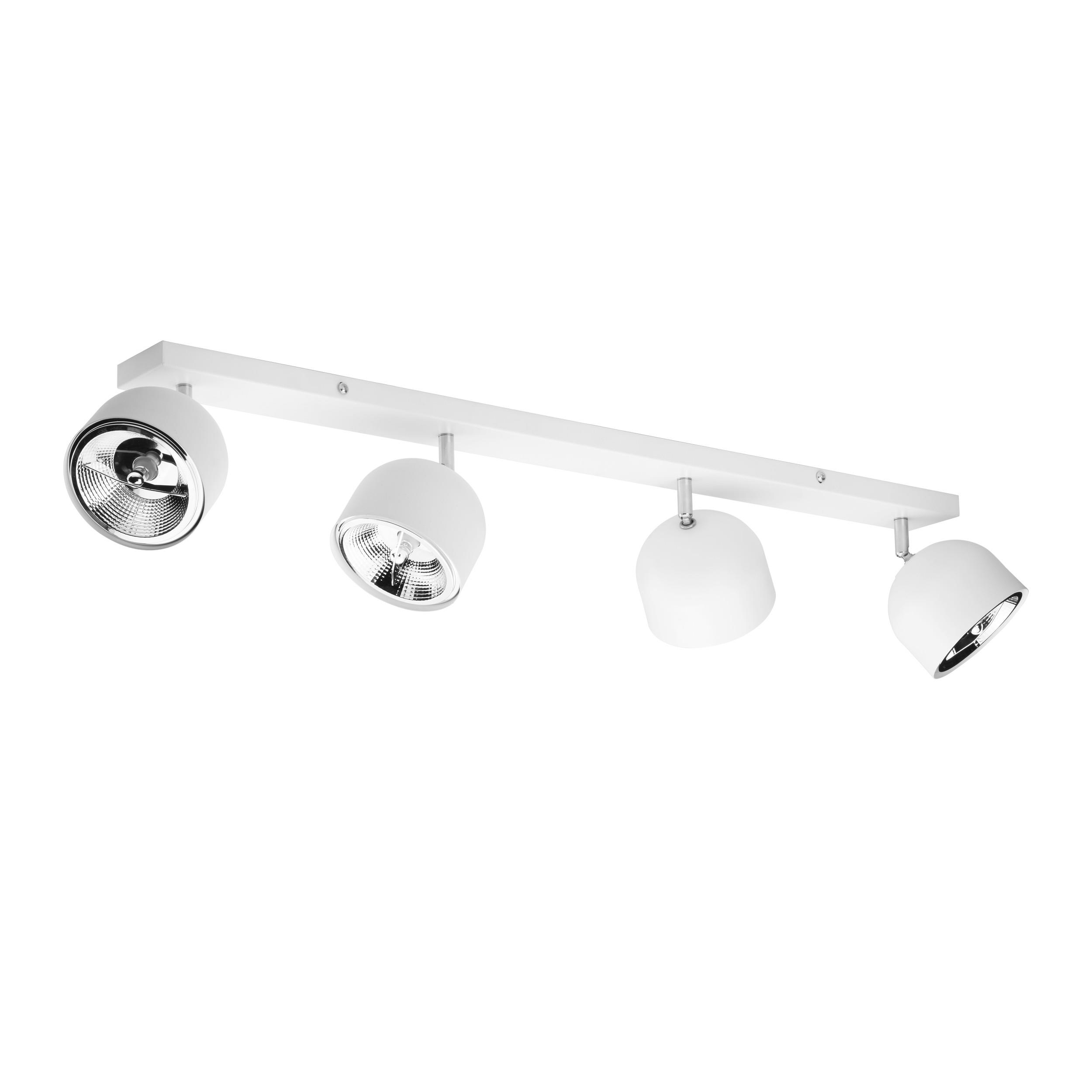TK LIGHTING ALTEA WHITE LAMPA SUFITOWA 4 PŁ + ŻARÓWKI