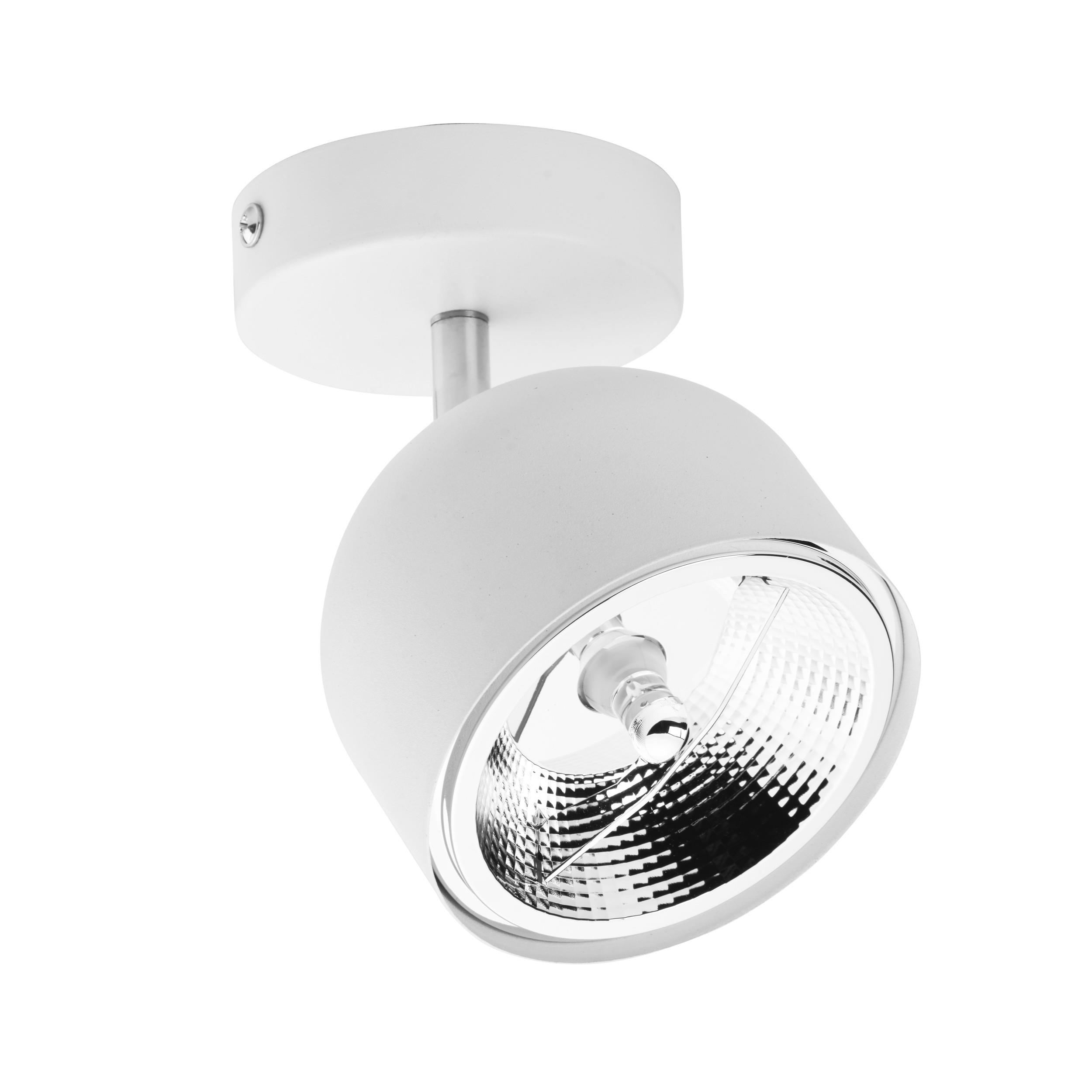 TK LIGHTING ALTEA WHITE LAMPA SUFITOWA 1 PŁ + ŻARÓWKA