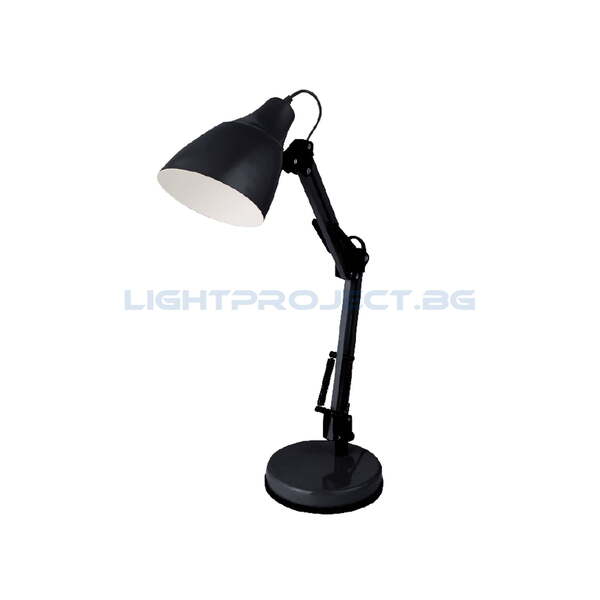 ACA LIGHTING НАСТОЛНА ЛАМПА 2918BK KINGSTON