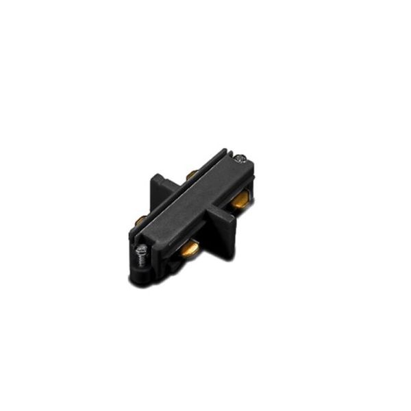 ACA LIGHTING ПРАВ КОНЕКТОР ЗА МОНОФАЗНА ШИНА 2WIB BLACK STRAIGHT CONNECTOR