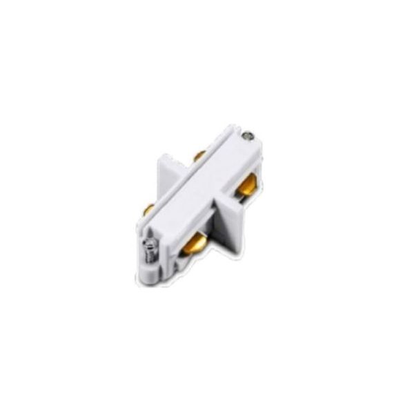 ACA LIGHTING ПРАВ КОНЕКТОР ЗА МОНОФАЗНА ШИНА 2WIW WHITE STRAIGHT CONNECTOR