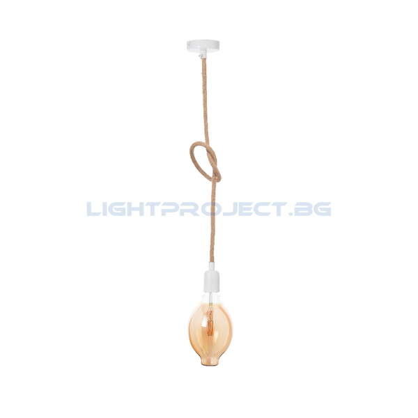 ACA LIGHTING ПЕНДЕЛ 40WRT ROPE VINTAGE