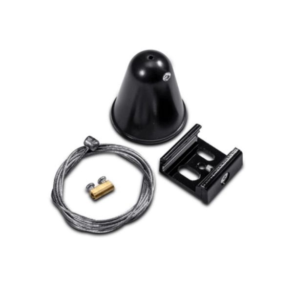 ACA LIGHTING КОМПЛЕКТ ЗА ВИСЯЩ ВАРИАНТ НА ТРИФАЗНА ТОКОВОДЕЩА ШИНА 4WKRB ЧЕРЕН