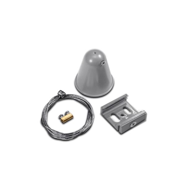 ACA LIGHTING КОМПЛЕКТ ЗА ВИСЯЩ ВАРИАНТ НА ТРИФАЗНА ТОКОВОДЕЩА ШИНА 4WKRG СИВ