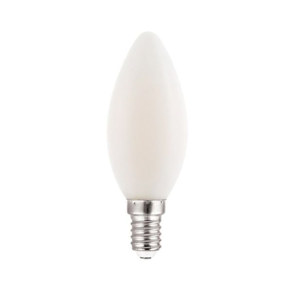 ACA LIGHTING LED КРУШКА DECO4NWFR E14 4W 4000K FILAMENT CANDLE FROSTED