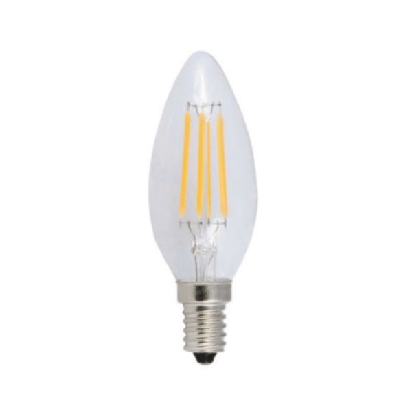 ACA LIGHTING LED КРУШКА DECO6NW E14 6W 4000K FILAMENT CANDLE