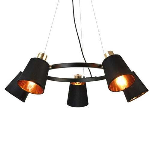 ACA LIGHTING ПЕНДЕЛ EG215P73BK NORMA