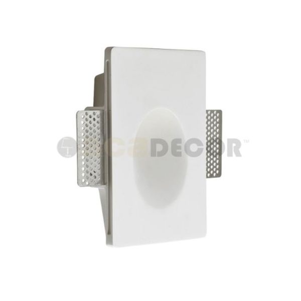 ACA LIGHTING ГИПСОВА ЛУНА ЗА ВГРАЖДАНЕ В СТЕНА G8009LED GYPSUM