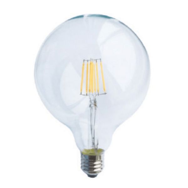 ACA LIGHTING LED КРУШКА GLOBE1258WW E27 G125 8W 2700K FILAMENT
