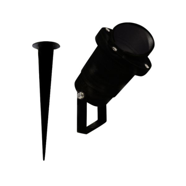 ACA LIGHTING ГРАДИНСКИ ПРОЖЕКТОР С КОЛЧЕ ЗА ЗЕМЯ HI7183B SPIKER