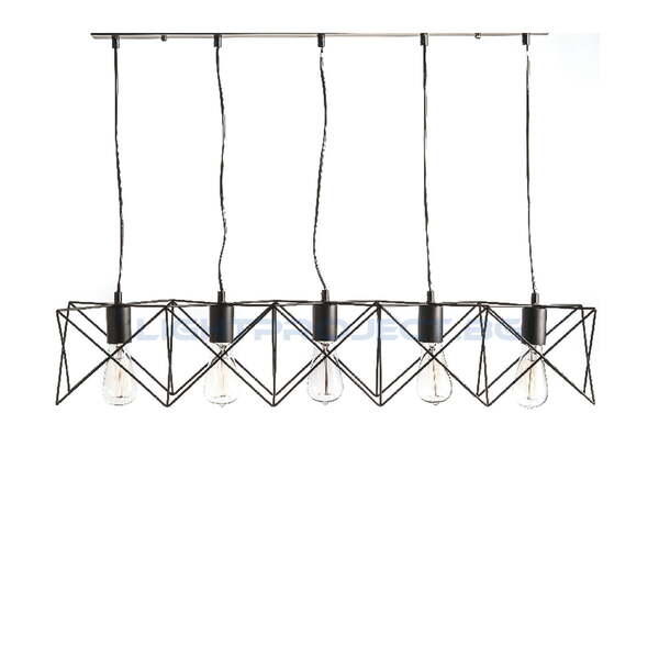 ACA LIGHTING ПЕНДЕЛ KS1462P5BK ANDY