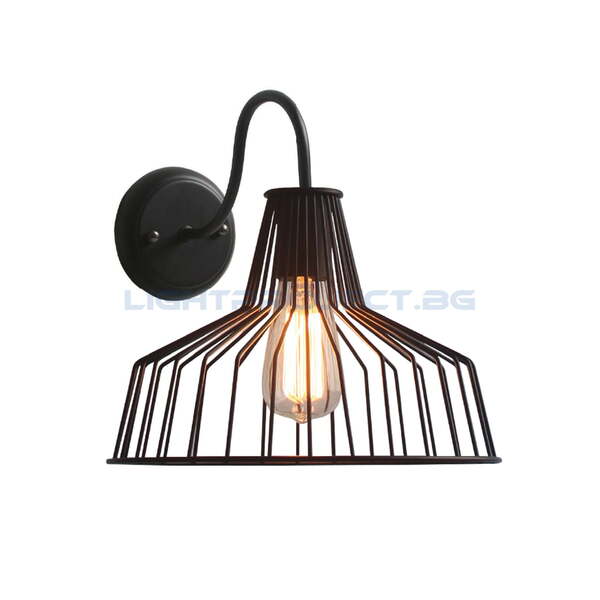 ACA LIGHTING АПЛИК KS1525W1BK HADES