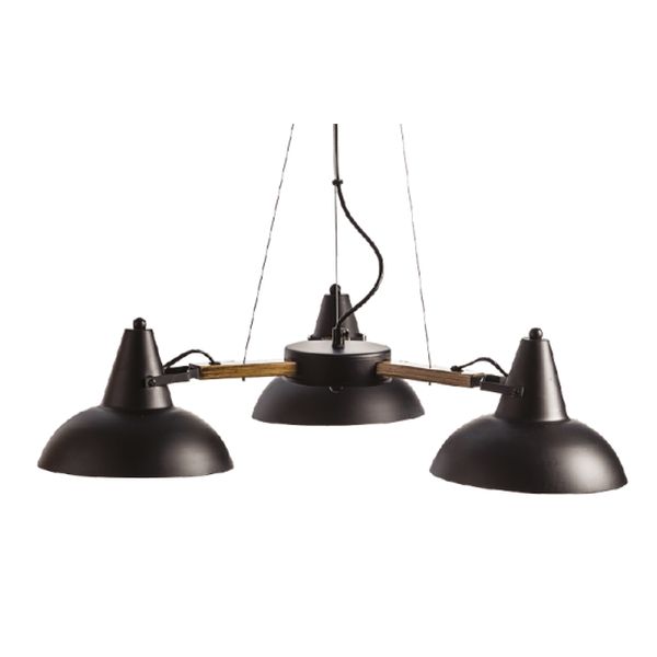 ACA LIGHTING ПОЛИЛЕЙ KS2025P3BK SOLON