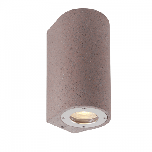 ACA LIGHTING MK0522RR СПОТ IP65 2XGU10 RED CEMENT ВЛАГОЗАЩИТЕН
