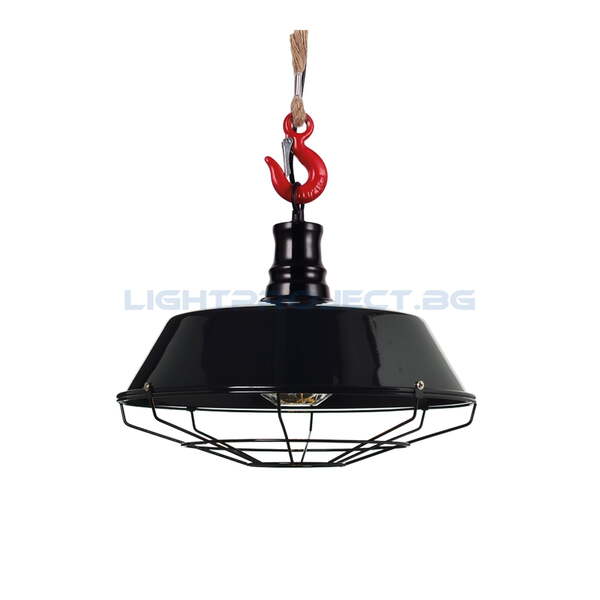 ACA LIGHTING ПЕНДЕЛ OD8039BK WHOOPER