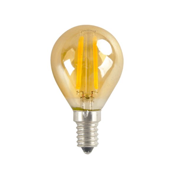 ACA LIGHTING LED КРУШКА RETRO6WWDIMAM E14 P45 6W 2700K FILAMENT MINI GLOBE AMBER DIMMABLE