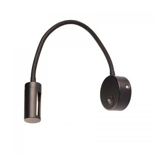 ACA LIGHTING SF126LEDSB АПЛИК LED 3W BLACK 3200Κ 210LM 8X4X44CM