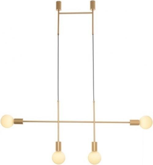 ACA LIGHTING TNK854P90GD ПЕНДЕЛ 4ΧE27 GOLD METAL 90X4X110CM