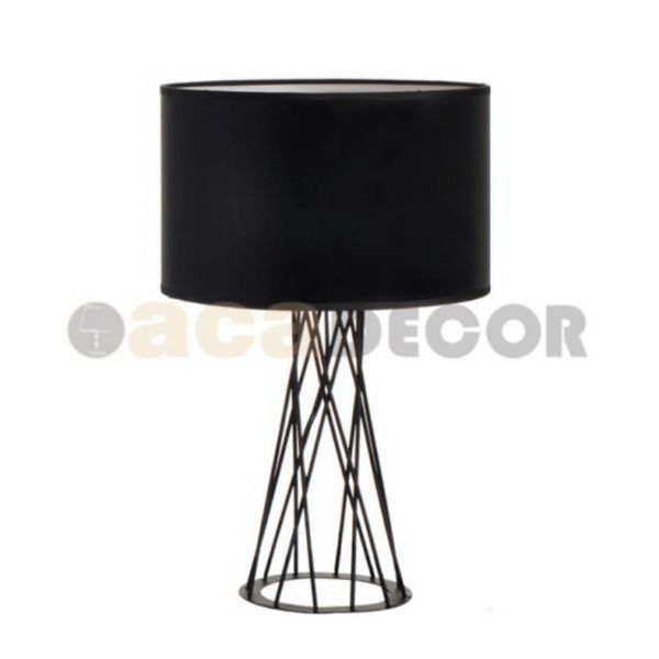 ACA LIGHTING НАСТОЛНА ЛАМПА V35135TBK ACACIA