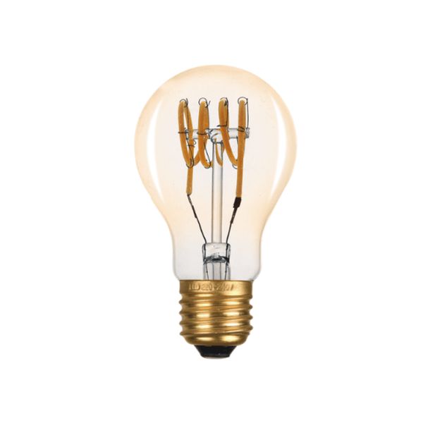 ACA LIGHTING LED КРУШКА VINTA6SWWAM E27 A60 6W 2700K FILAMENT SPIRAL AMBER