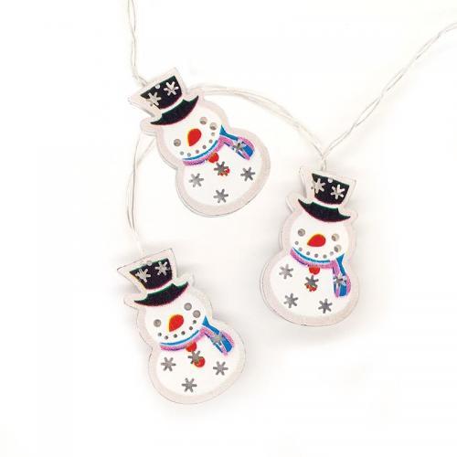 ACA LIGHTING - XMSNMAN102AT LED МЕТАЛНИ ФИГУРИ, С ТАЙМЕР, ТОПЛО БЯЛА СВЕТЛИНА 0.45W, ВЪТРЕШНА УПОТРЕБА IP20