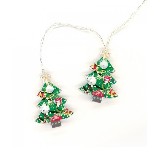 ACA LIGHTING - XMTREE102AT LED МЕТАЛНИ ФИГУРИ, С ТАЙМЕР, ТОПЛО БЯЛА СВЕТЛИНА 0.45W, ВЪТРЕШНА УПОТРЕБА IP20