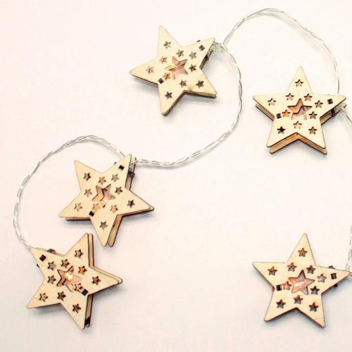 ACA LIGHTING - XWSTAR102A LED ДЪРВЕНИ ФИГУРИ, ТОПЛО БЯЛА СВЕТЛИНА 0.45W, ВЪТРЕШНА УПОТРЕБА IP20