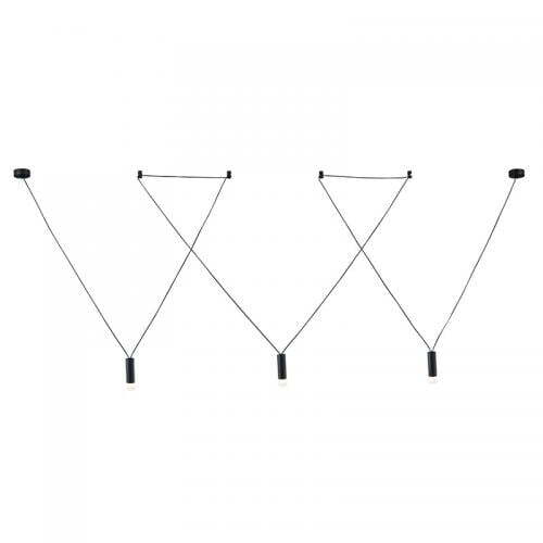 ACA LIGHTING ПЕНДЕЛ YL22P3BK TERES