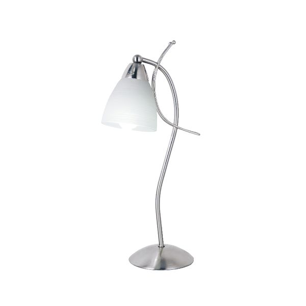 ACA LIGHTING NETTO PORTATIF CHROMO - WHITE GLASS 1XE14 ACA -AD60202T