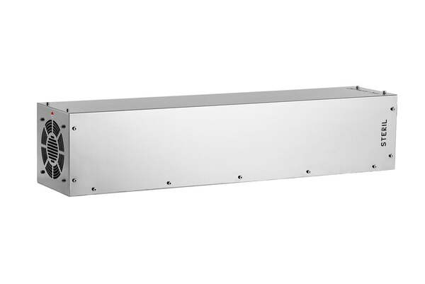 UV-C БАКТЕРИЦИДНА ЛАМПА ЗА ДЕЗИНФЕКЦИЯ НА ВЪЗДУХ В ПРИСЪСТВИЕТО НА ХОРА С МОНТАЖ НА СТЕНА. AIR FLOW UV STERIL 150.