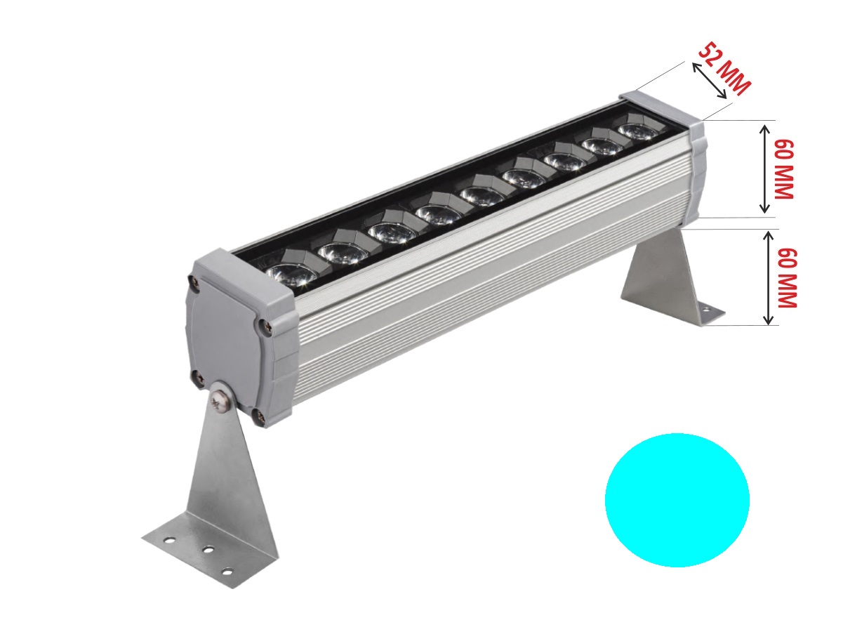 ЛИНЕЕН ПРОЖЕКТОР 50 CM 18W CYAN