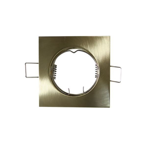 ACA LIGHTING СПОТ SQUARE 3159 MR16 GOLD MAT ACA-BS3159GMMR16