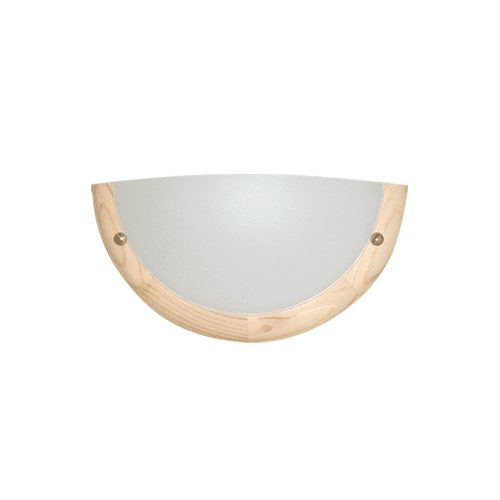 CITY LUX АПЛИК ДЪРВО КРЪГ, Ø300/2, БОР, 1XE27