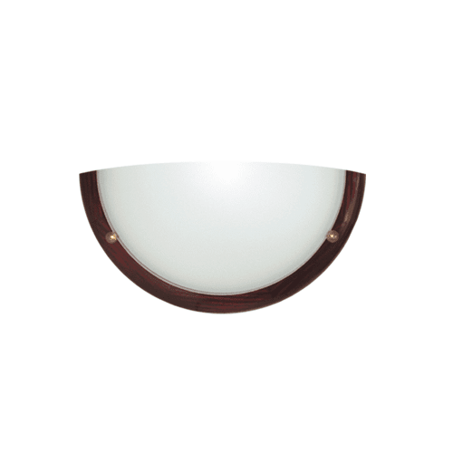 CITY LUX АПЛИК ДЪРВО КРЪГ, Ø300/2, МАХАГОН, 1XE27