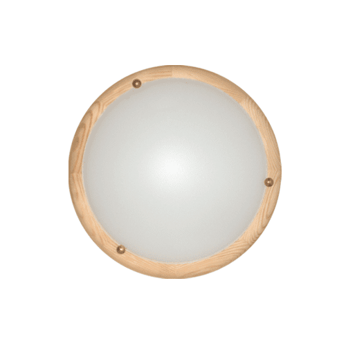 CITY LUX ПЛАФОНИЕРА ДЪРВО КРЪГ, Ø300, БОР, 1XE27