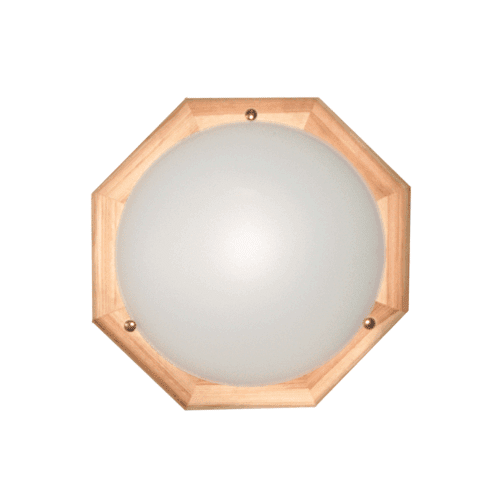 CITY LUX ПЛАФОНИЕРА ДЪРВО ОСМОГРАМ, Ø300, БОР, 1XE27