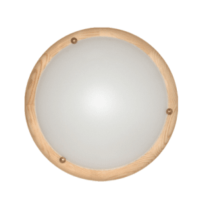 CITY LUX ПЛАФОНИЕРА ДЪРВО КРЪГ, Ø400, БОР, 2XE27