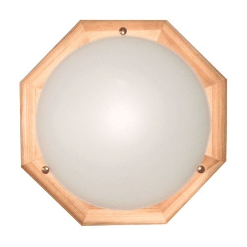 CITY LUX ПЛАФОНИЕРА ДЪРВО ОСМОГРАМ, Ø400, БОР, 2XE27