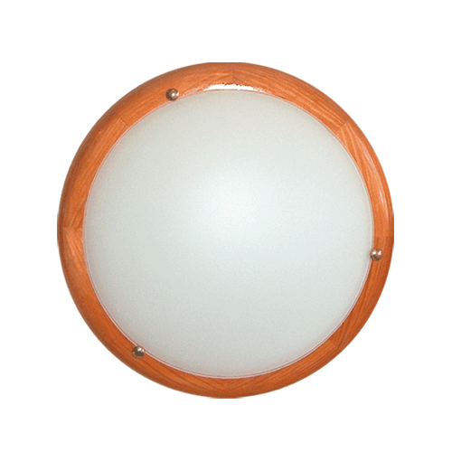 CITY LUX ПЛАФОНИЕРА ДЪРВО КРЪГ, Ø400, ЧЕРЕША, 2XE27