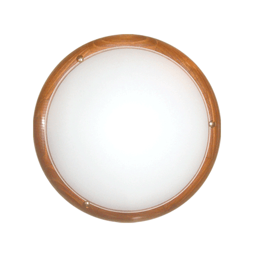 CITY LUX ПЛАФОНИЕРА ДЪРВО КРЪГ, Ø400, КРУША, 2XE27