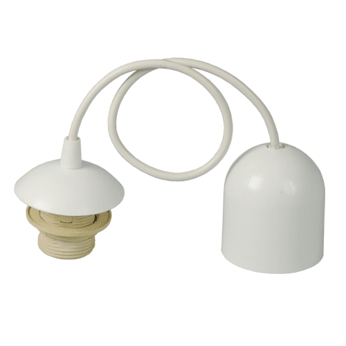 CITY LUX АРМАТУРА ЗА ПЕНДЕЛ ФЛЕКСИ БЯЛ, 1XE27