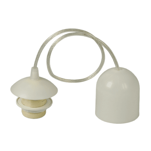 CITY LUX АРМАТУРА ЗА ПЕНДЕЛ ФЛЕКСИ ПРОЗРАЧЕН, 1XE27