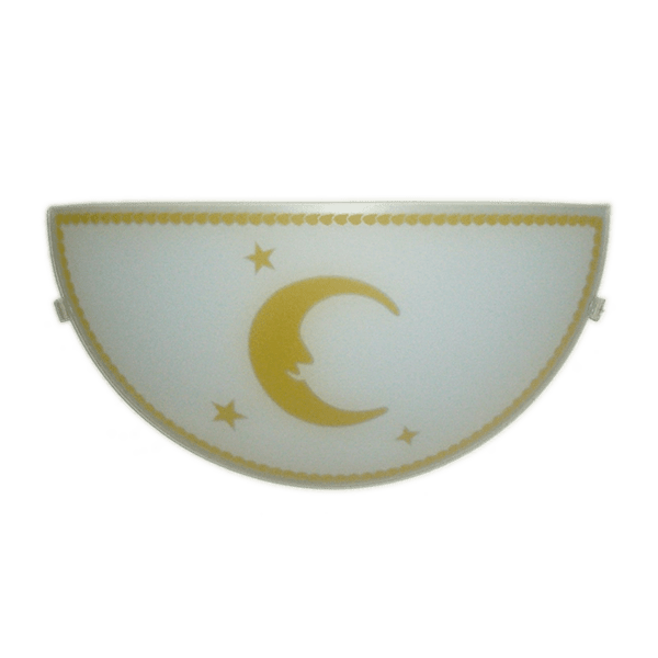 CITY LUX АПЛИК ЛЕКА НОЩ, Ø300/2, ЖЪЛТ/БЯЛ, 1XE27