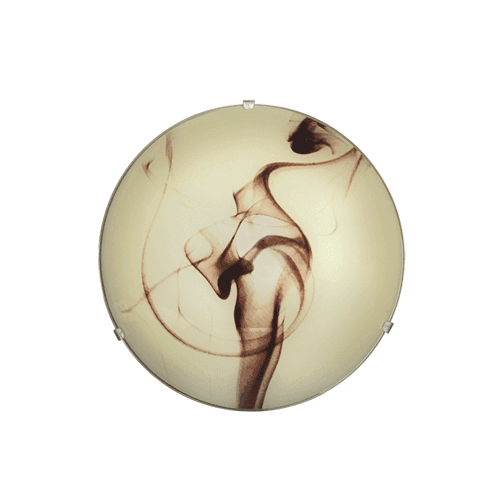 CITY LUX ПЛАФОНИЕРА ДИМ, Ø300, КАФЯВ/ЕКРЮ, 1XE27