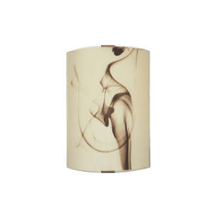 CITY LUX АПЛИК ДИМ, 200Х290, КАФЯВ/ЕКРЮ, 1XE27