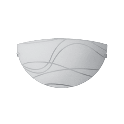 CITY LUX АПЛИК СКАНДА, Ø300/2, БЯЛ, 1XE27