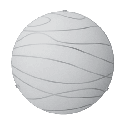 CITY LUX ПЛАФОНИЕРА СКАНДА, Ø300, БЯЛ, 1XE27