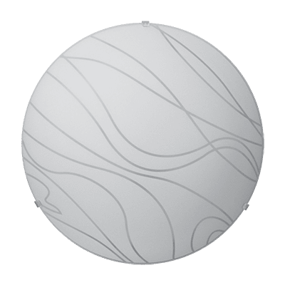 CITY LUX ПЛАФОНИЕРА СКАНДА, Ø400, БЯЛ, 2XE27